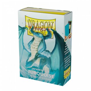 Dragon Shield Japanese size Matte Sleeves - Turquoise Yadolom (60)
