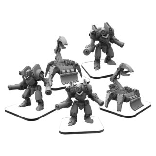 Monsterpocalypse Green Fury Units - Scrap Mechs and Crushers (EN)