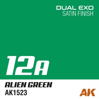 Dual Exo Set 12 - 12A Alien Green &amp; 12B Viridian Green