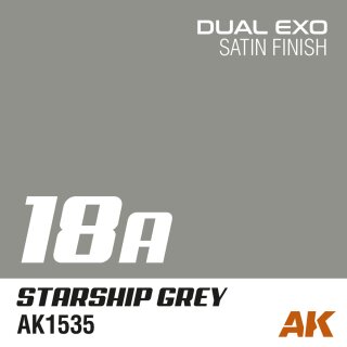 Dual Exo Set 18 - 18A Starship Grey &amp; 18B NCC Grey