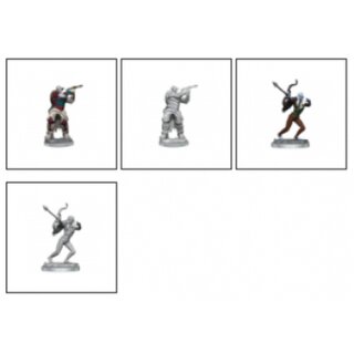 Critical Role Unpainted Miniatures: Ashari Stoneguard &amp; Ashari Skydancer