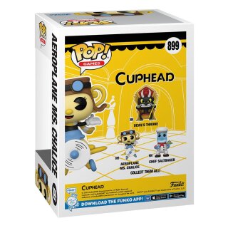 Funko POP! Cuphead Games Vinyl Figur Aeroplane Chalice 9 cm