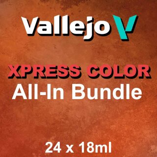 Vallejo Xpress Color: All-in Bundle (24 x 18 ml)