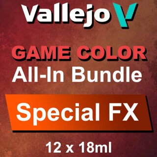 Vallejo Game Color Special FX: All-in Bundle (12 x 18 ml)