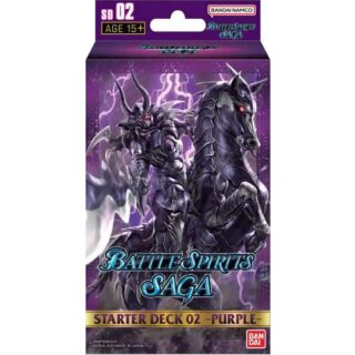 Battle Spirits Saga: Starter Deck &quot;Purple&quot; SD02 (EN)