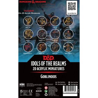 D&amp;D Idols of the Realms 2D Miniaturen: Goblinoids