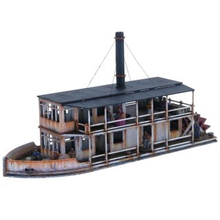 Colonial Paddle Steamer (28mm)