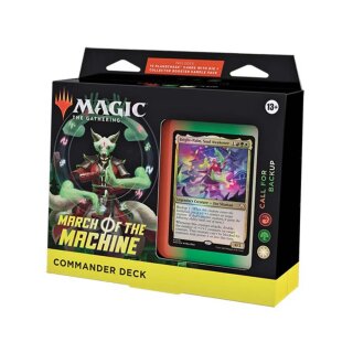Magic the Gathering: March of the Machine - Commander-Deck &quot;Call For Backup&quot; (EN)