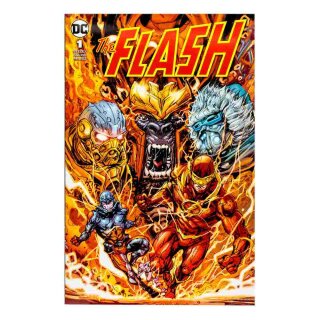 DC Direct Page Punchers Megafigs Actionfigur &amp; Comic Gorilla Grodd (The Flash Comic)