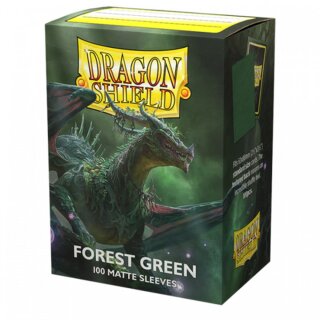 Dragon Shield Standard Matte Sleeves - Forest Green (100)