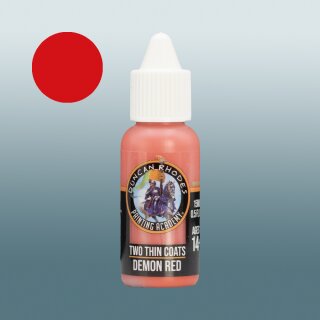 Two Thin Coats - Highlight - Demon Red (15ml)