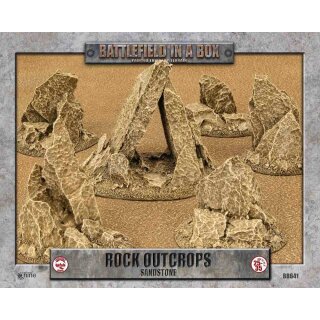 Battlefield in a Box: Rock Outcrops - Sandstone