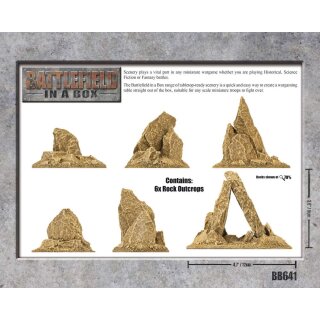 Battlefield in a Box: Rock Outcrops - Sandstone