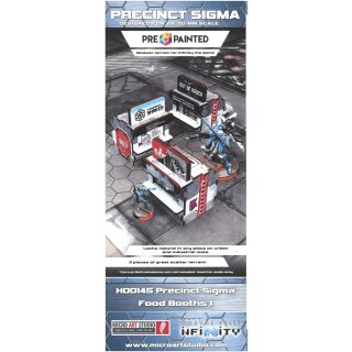 Precinct Sigma Food Booths #1 (3) (Prepainted) (grey)