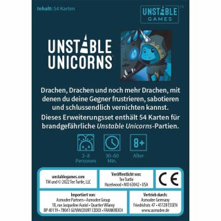 Unstable Unicorns: Drachen Erweiterungsset (DE)