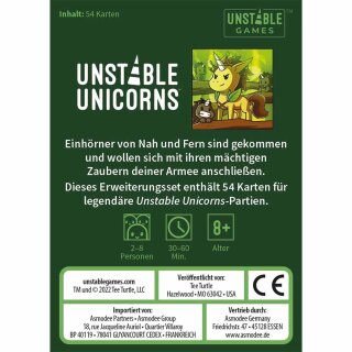 Unstable Unicorns: Legend&auml;re Einh&ouml;rner Erweiterungsset (DE)