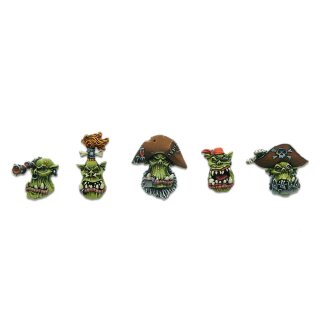Pirate Orc Heads (5)