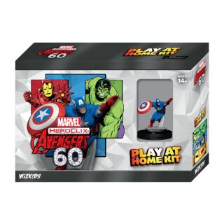 Marvel HeroClix: Avengers 60th Anniversary Play at Home Kit - Captain America (EN)