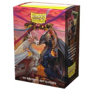Dragon Shield: Flesh and Blood License Standard Art Sleeves - Valentine Dragon (100)