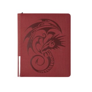 Card Codex Zipster Binder Regular - Blood Red
