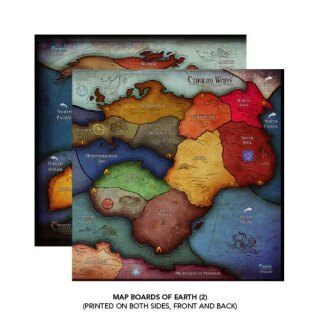 Cthulhu Wars 6-8 Player Earth Map