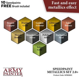 The Army Painter: Speedpaint Metallics Set 2.0