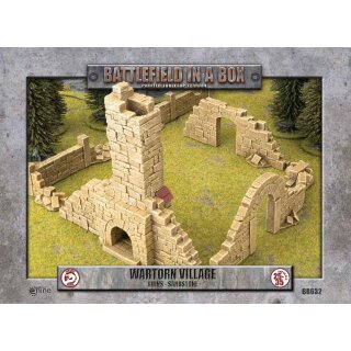 Battlefield in a Box: Wartorn Village - Ruins - Sandstone