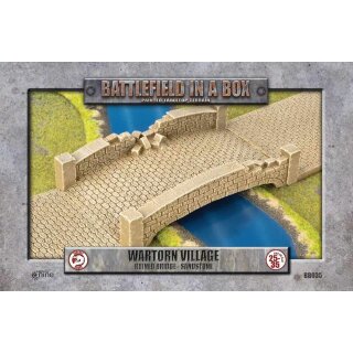 Battlefield in a Box: Wartorn Village - Ruined Bridge - Sandstone