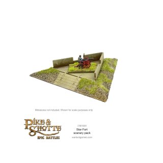 Pike &amp; Shotte Epic Battles - Star Fort with Ravelins Scenery Pack
