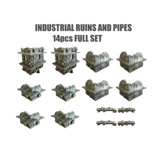 Urban Matz - Industrial Ruins and Pipes Full Set (Prepainted)