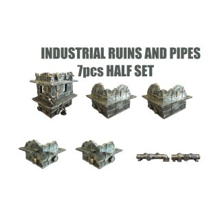 Urban Matz - Industrial Ruins and Pipes Half Set (Prepainted)