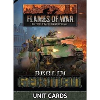 Flames of War: Berlin German - Unit Cards (104) (EN)