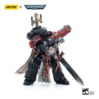 Warhammer 40k Actionfigur 1/18 Black Templars Sword Brethren Brother Lombast 12 cm