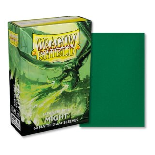 Dragon Shield Japanese Size Matte Dual Sleeves - Might (60)