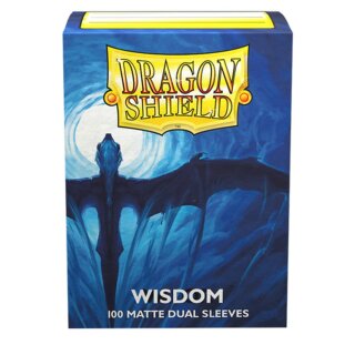 Dragon Shield: Standard Size Matte Dual Sleeves - Wisdom (100)