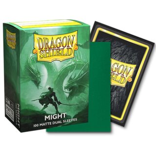 Dragon Shield: Standard Size Matte Dual Sleeves - Might (100)