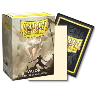 Dragon Shield: Standard Size Matte Dual Sleeves - Valor (100)