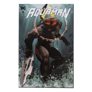 DC Direct Page Punchers Actionfigur &amp; Comic - Black Manta (Aquaman)