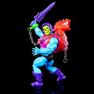 Masters of the Universe Origins Deluxe Actionfigur Dragon Blaster Skeletor 14 cm