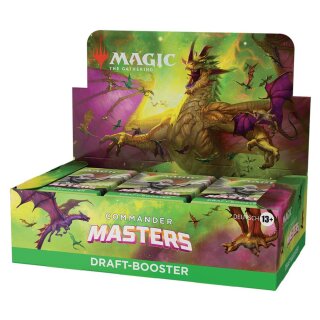 Magic the Gathering: Commander Masters - Draft Booster Display (24) (DE)