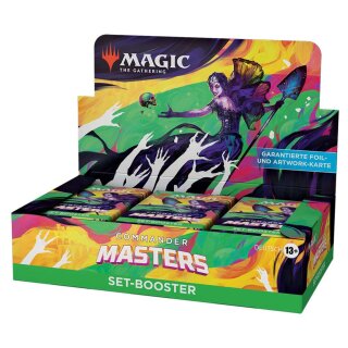 Magic the Gathering: Commander Masters - Set Booster Display (24) (DE)