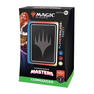 Magic the Gathering: Commander Masters - Commander Deck &quot;Planeswalker-Party&quot; (DE)