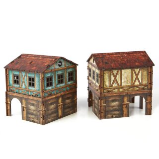 Terrain Systems: Constructions - Merchant Houses (Medieval Town)