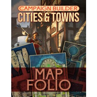 Campaign Builder: Cities and Towns Map Folio (5th Edition) (EN)