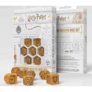 Harry Potter - Gryffindor Modern Dice Set - Gold (7)