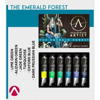 Artist Scale Color Set: The Emerald Forest (6x 20ml)