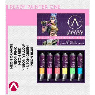 Artist Scale Color Set: Ready Painter One (6x 20ml)