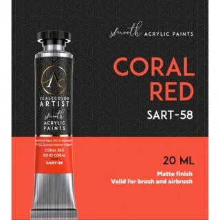 Artist Scale Color: Coral Red (20ml)