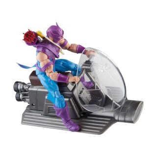 Avengers Marvel Legends Actionfigur: Hawkeye with Sky-Cycle