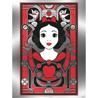 Disney Poster Metallic Print Snow White 30 x 40 cm